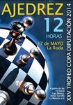 Logo de 'Ajedrez 12 horas - XXV Trofeo Copa Diputación 2014'