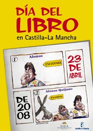 Cartel Dia del Libro en Castilla-La Mancha