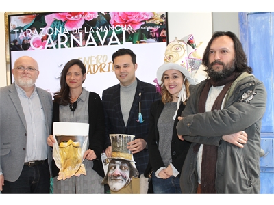 El Carnaval de Tarazona de la Mancha conquista Madrid con el respaldo de la Diputación de Albacete y la JCCM