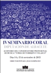 Logo de 'Año 2015 IV seminario coral Diputación de Albacete'