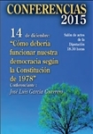 Logo de 'Cómo debería funcionar nuestra democracia según la constitución de 1978 - José Luis García Guerrero'