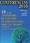 Logo de 'Aniversario de la muerte de Cervantes: Vida, Obra y su tiempo. José Manuel Mtez. Cano'