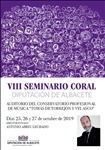 Logo de 'VIII Seminario Coral Diputación de Albacete 2019'