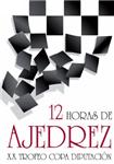 Logo de '12 Horas de Ajedrez - XX Trofeo Copa Diputación'